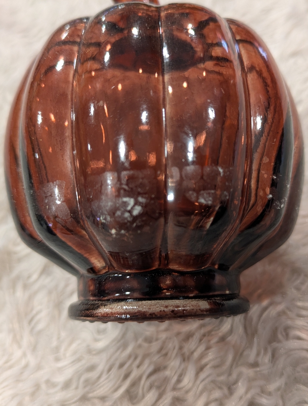 Glass Pumpkin Trio Decorative Accents - Gray, Blue, Brown - Picture 4 of 15